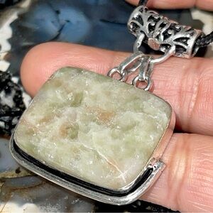 Vesuvianite Idocrase Pendant 1 7/8”